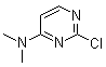 structure of CAS# 31058-81-8, (2-Chloropyrimidin-4-yl)dimethylamine