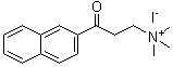 structure of CAS# 31059-54-8, 2-(beta-萘甲酰基)乙基三甲基碘化铵