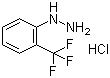 structure of CAS# 3107-34-4, 2-(Trifluoromethyl)phenylhydrazine hydrochloride