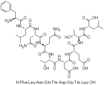CAS 登录号：310879-83-5, L-苯丙氨酰-L-亮氨酰-L-天冬氨酰胺酰-L-谷氨酰胺酰-L-苏氨酰-L-alpha-天冬氨酰-L-alpha-谷氨酰-L-苏氨酰-L-亮氨酸