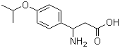 structure of CAS# 311321-19-4, 3-氨基-3-(4-异丙氧基苯基)丙酸