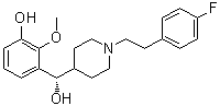 CAS # 311348-81-9, (alphaS)-1-[2-(4-Fluorophenyl)ethyl]-alpha-(3-hydroxy-2-methoxyphenyl)-4-piperidinemethanol