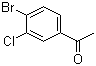 structure of CAS# 3114-31-6, 4'-溴-3'-氯苯乙酮