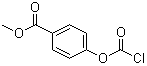 structure of CAS# 31140-40-6, 4-[(Chlorocarbonyl)oxy]benzoic acid methyl ester
