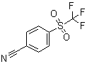 CAS # 312-21-0, 4-(Trifluoromethylsulfonyl)benzonitrile