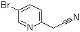 structure of CAS# 312325-72-7, 5-Bromo-2-cyanomethylpyridine