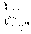 structure of CAS# 312531-88-7, 3-(3,5-Dimethylpyrazol-1-yl)benzoic acid