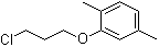 structure of CAS# 31264-51-4, 1-Chloro-3-(2,5-dimethylphenoxy)propane