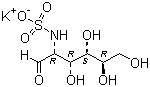 structure of CAS# 31284-96-5, 氨基葡萄糖硫酸钾盐