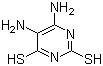 structure of CAS# 31295-41-7, 2,4-Dimercapto-5,6-diaminopyrimidine