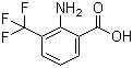 CAS # 313-12-2, 2-Amino-3-trifluoromethylbenzoic acid, 2-Amino-3-(trifluoromethyl)benzoic acid, 3-(Trifluoromethyl)anthranilic acid