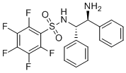 structure of CAS# 313342-24-4, N-[(1S,2S)-2-氨基-1,2-二苯基乙基]-2,3,4,5,6-五氟苯-1-磺酰胺