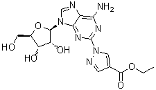 CAS 登录号：313348-16-2, 1-(6-氨基-9-beta-D-呋喃核糖基-9H-嘌呤-2-基)-1H-吡唑-4-羧酸乙酯