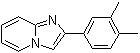 CAS 登录号：313528-18-6, 2-(3,4-二甲基苯基)咪唑并[1,2-a]吡啶