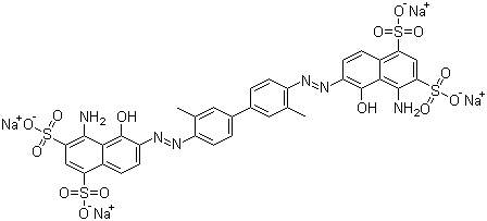 structure of CAS# 314-13-6, 伊文思蓝