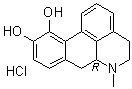 CAS # 314-19-2, R-(-)-Apomorphine hydrochloride, 6abeta-Aporphine-10,11-diol, hydrochloride (8CI), (-)-Apomorphine hydrochloride, Apomorphine hydrochloride, Apomorphinium chloride, NSC 11442