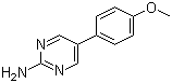 structure of CAS# 31408-47-6, 5-(4-甲氧基苯基)嘧啶-2-胺