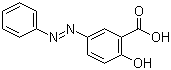 structure of CAS# 3147-53-3, 5-(Phenylazo)salicylic acid