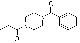 structure of CAS# 314728-85-3, 1-(4-苯甲酰基-1-哌嗪基)-1-丙酮