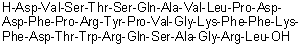 CAS # 315197-73-0, Preptin (rat), L-alpha-Aspartyl-L-valyl-L-seryl-L-threonyl-L-seryl-L-glutaminyl-L-alanyl-L-valyl-L-leucyl-L-prolyl-L-alpha-aspartyl-L-alpha-aspartyl-L-phenylalanyl-L-prolyl-L-arginyl-L-tyrosyl-L-prolyl-L-valylglycyl-L-lysyl-L-phenylalanyl-L-phenylalanyl-L-lysyl-L-phenylalanyl-L-alpha-aspartyl-L-threonyl-L-tryptophyl-L-arginyl-L-glutaminyl-L-seryl-L-alanylglycyl-L-arginyl-L-leucine