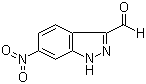 structure of CAS# 315203-37-3, 6-硝基吲唑-3-甲醛