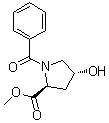 structure of CAS# 31560-20-0, N-Benzoyl-trans-4-hydroxy-L-proline methyl ester