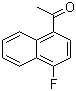 structure of CAS# 316-68-7, 4'-Fluoro-1'-acetonaphthone