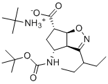 structure of CAS# 316173-28-1, (3aR,4R,6S,6aS)-4-(叔-丁氧羰基氨基)-3-(戊烷-3-基)-4,5,6,6a-四氢-3aH-环戊二烯并[d]异恶唑-6-羧酸