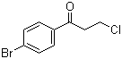 structure of CAS# 31736-73-9, 4'-Bromo-3-chloropropiophenone