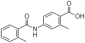 structure of CAS# 317374-08-6, 2-甲基-4-(2-甲基苯甲酰氨基)苯甲酸