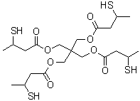 CAS # 31775-89-0, Pentaerythritol tetrakis(3-mercaptobutyrate), Tetrakis(3-mercaptobutanoic acid) pentaerythritol ester
