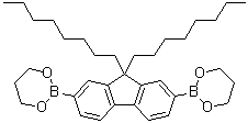 structure of CAS# 317802-08-7, 2,7-Bis(1,3,2-dioxaborinan-2-yl)-9,9-dioctyl-9H-fluorene