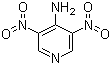 structure of CAS# 31793-29-0, 4-Amino-3,5-dinitropyridine