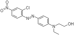 CAS # 3180-81-2, Disperse Red 13, 2-[[4-[(2-chloro-4-nitrophenyl)azo]phenyl]ethylamino]ethanol
