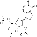 CAS # 3181-38-2, 2',3',5'-Triacetylinosine, 2',3',5'-Tri-O-acetylinosine, Inosine 2',3',5'-triacetate