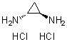 structure of CAS# 3187-76-6, trans-1,2-Cyclopropanediamine dihydrochloride