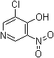 structure of CAS# 31872-64-7, 5-氯-3-硝基-4-吡啶醇