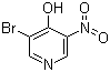 structure of CAS# 31872-65-8, 3-Bromo-5-nitropyridin-4-ol