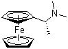 structure of CAS# 31886-58-5, [(1R)-1-(二甲基氨基)乙基]二茂铁