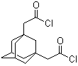 CAS # 31898-14-3, 1,3-Adamantanediacetyl chloride, Tricyclo[3.3.1.1(3,7)]decane-1,3-diacetyl dichloride