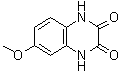 structure of CAS# 31910-18-6, 1,4-二氢-6-甲氧基-2,3-喹喔啉二酮