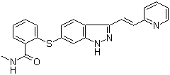 Axitinib molecular structure (CAS 319460-85-0)