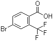 CAS # 320-31-0, 4-Bromo-2-(trifluoromethyl)benzoic acid