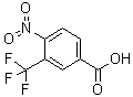 CAS 登录号：320-38-7, 4-硝基-3-(三氟甲基)苯甲酸