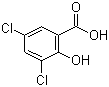 structure of CAS# 320-72-9, 3,5-Dichlorosalicylic acid