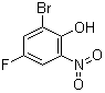 structure of CAS# 320-75-2, 2-溴-4-氟-6-硝基苯酚