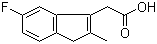 CAS # 32004-66-3, (5-Fluoro-2-methyl-1H-inden-3-yl)acetic acid