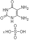 structure of CAS# 32014-70-3, 5,6-二氨基尿嘧啶硫酸盐