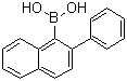 structure of CAS# 320381-26-8, (2-苯基-1-萘基)硼酸
