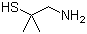 structure of CAS# 32047-53-3, 1-氨基-2-甲基丙烷-2-硫醇